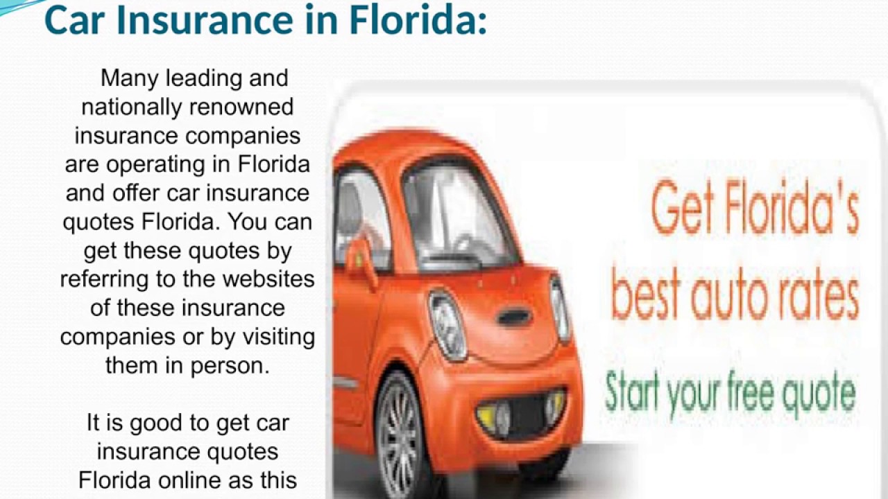 Car insurance florida quote